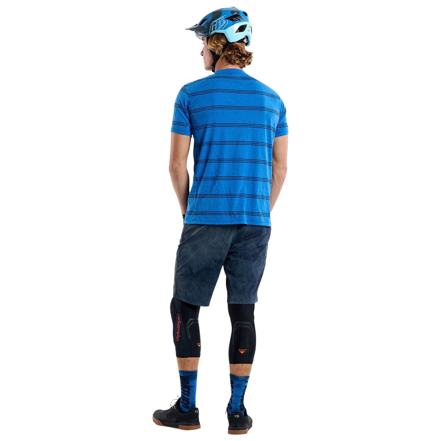 Skyline Short Sleeve Ride Tee Washed Out Cobalt