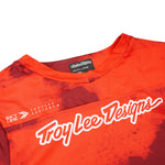 Youth Skyline Short Sleeve Jersey Flared Fiery Red
