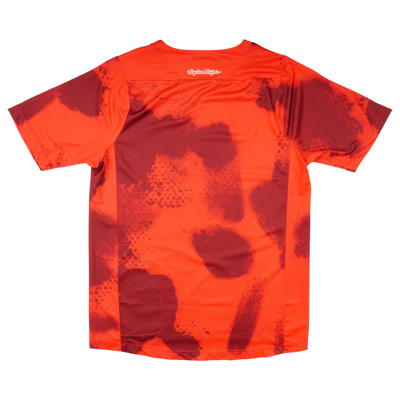 Youth Skyline Short Sleeve Jersey Flared Fiery Red