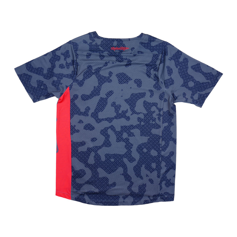 Youth Skyline Short Sleeve Jersey Scrubland Steel Blue