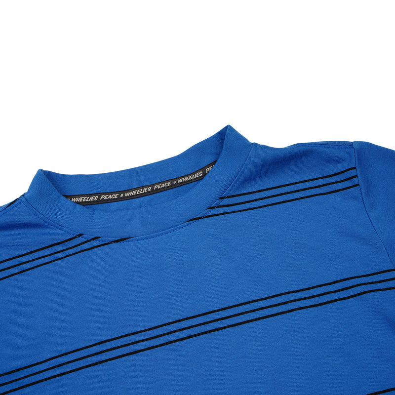 Youth Skyline Ride Short Sleeve Tee Washed Out Cobalt