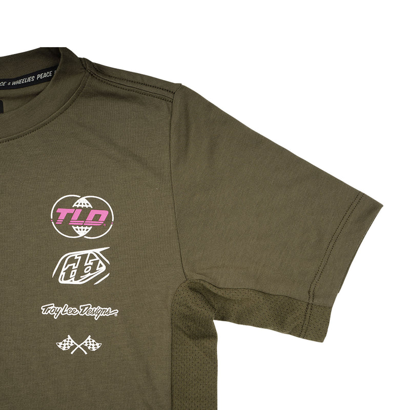 Youth Skyline Ride Short Sleeve Tee Worldwide Caper