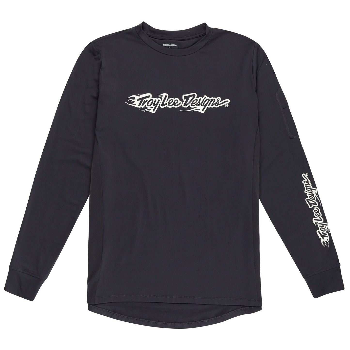 Youth Ruckus Long Sleeve Ride Tee Burn Out Carbon