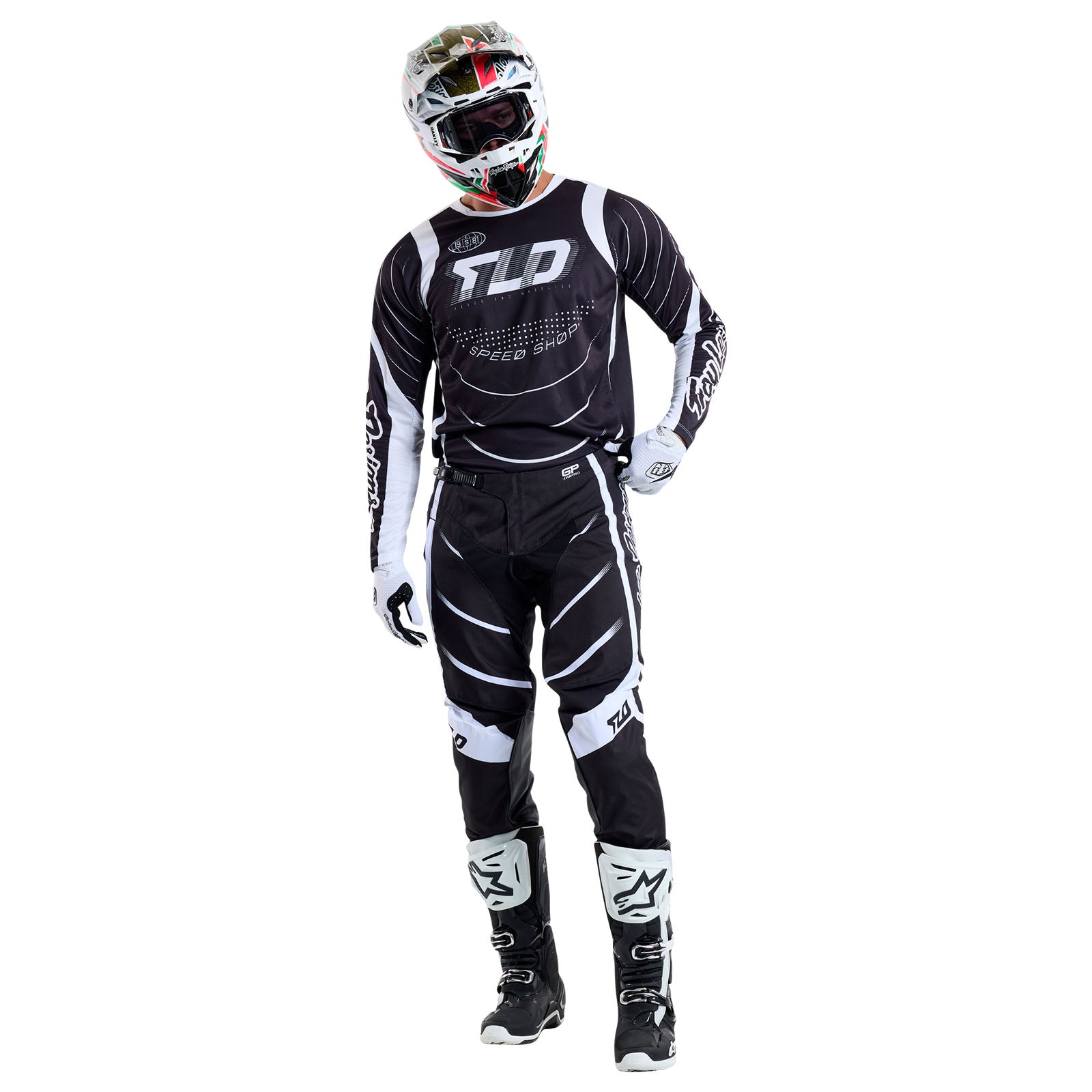 Troy Lee Designs Youth GP PRO Jersey – Factory Black, Size Small