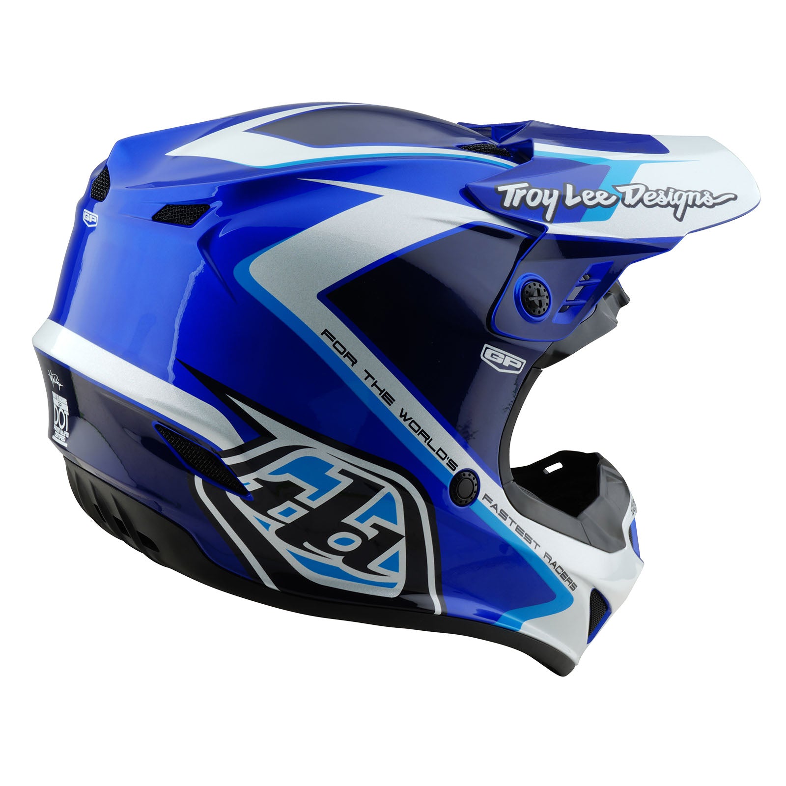 GP Helmet Shutter Blue – Troy Lee Designs