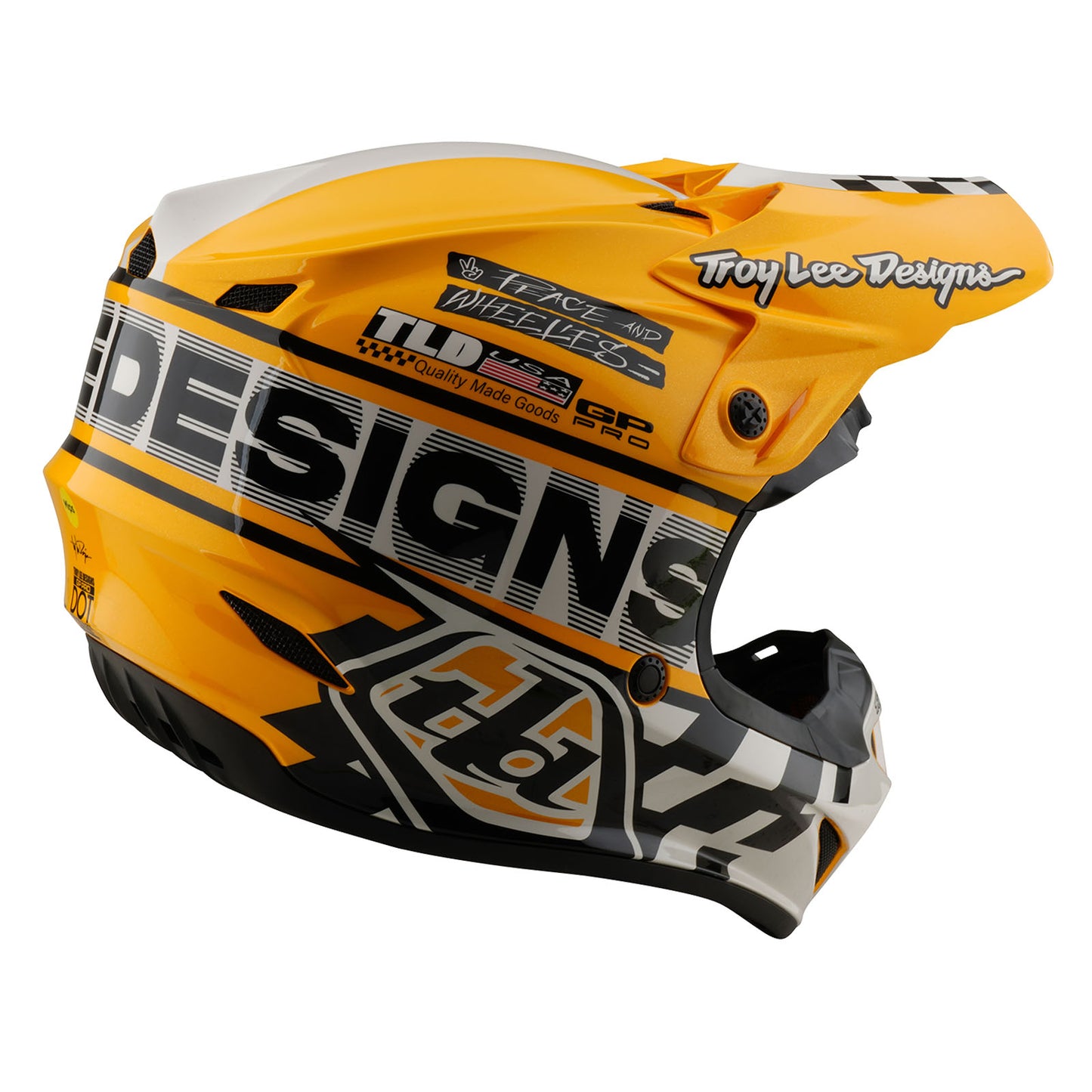 GP Pro Helmet Fifty-50 White / Gold