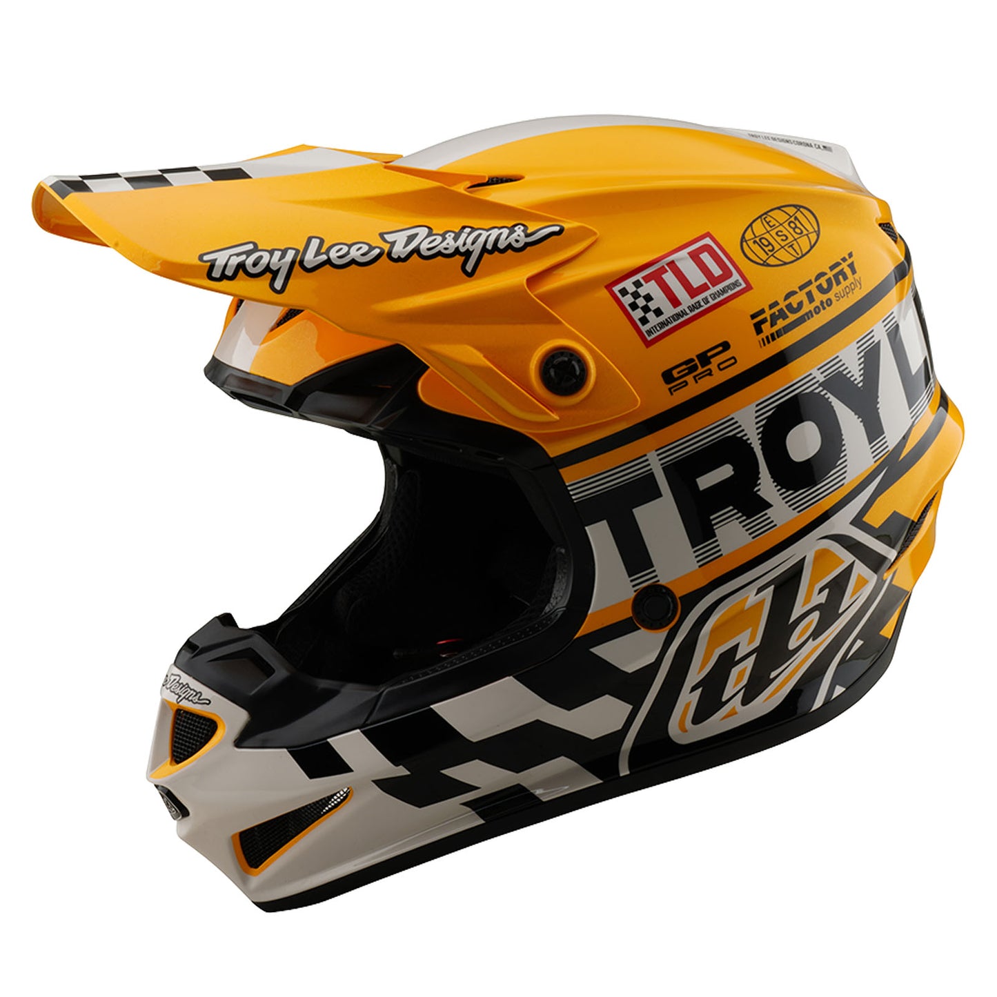 GP Pro Helmet Fifty-50 White / Gold