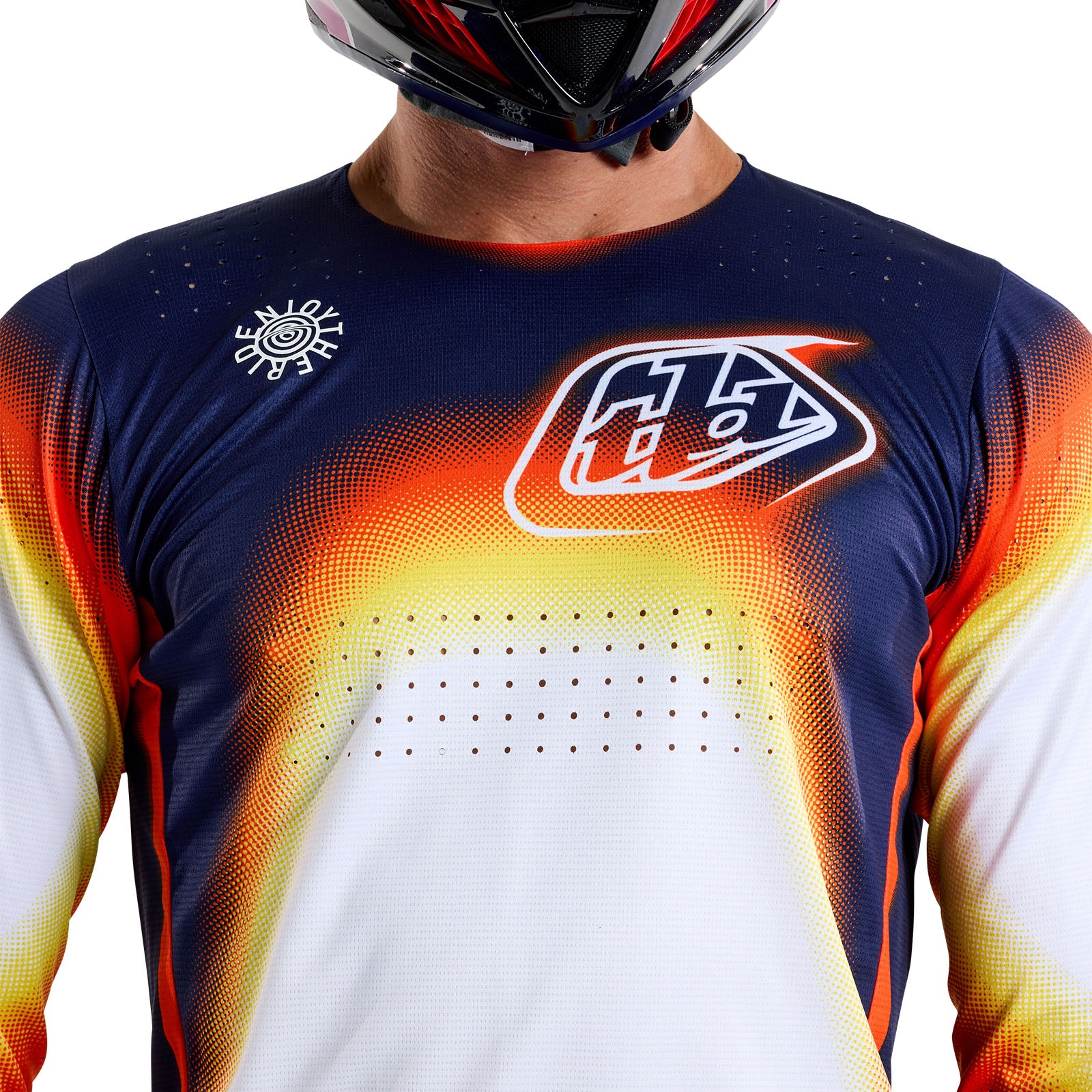 SE Pro Jersey Array White / Navy – Troy Lee Designs