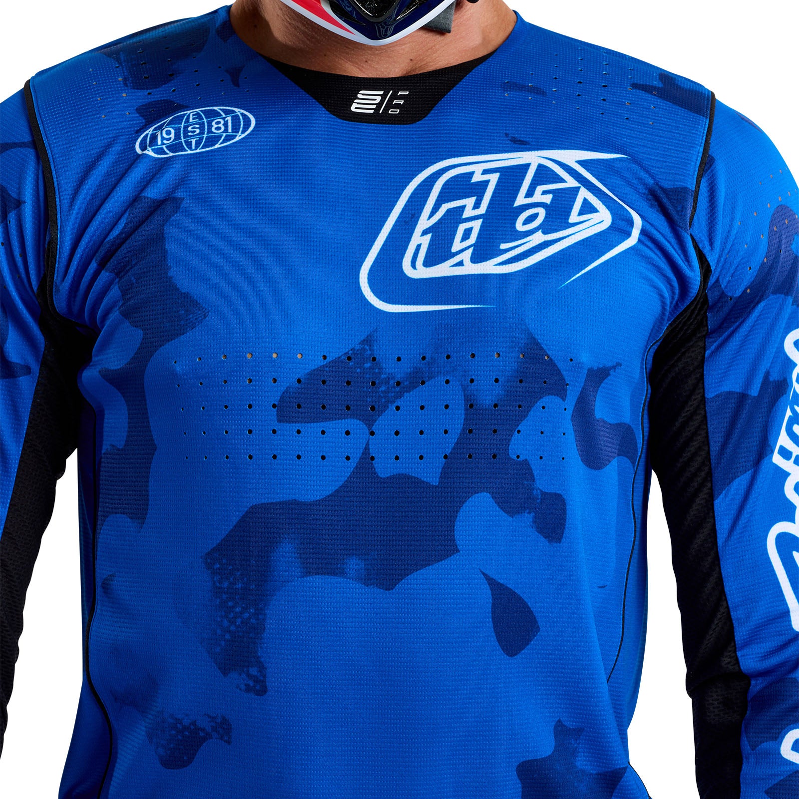 SE Pro Jersey Blotted Bright Blue – Troy Lee Designs