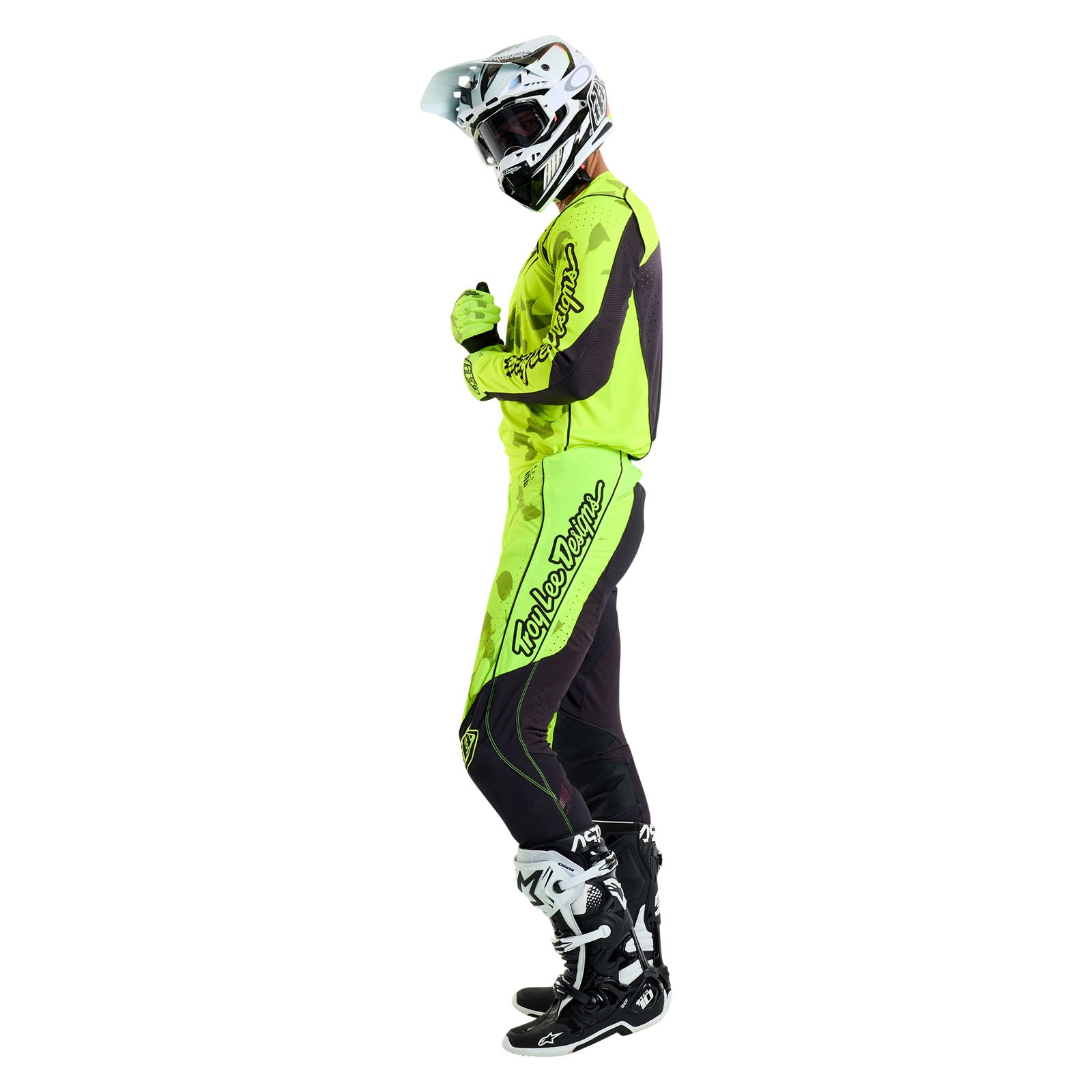 SE Pro Jersey Blotted Flo Yellow – Troy Lee Designs