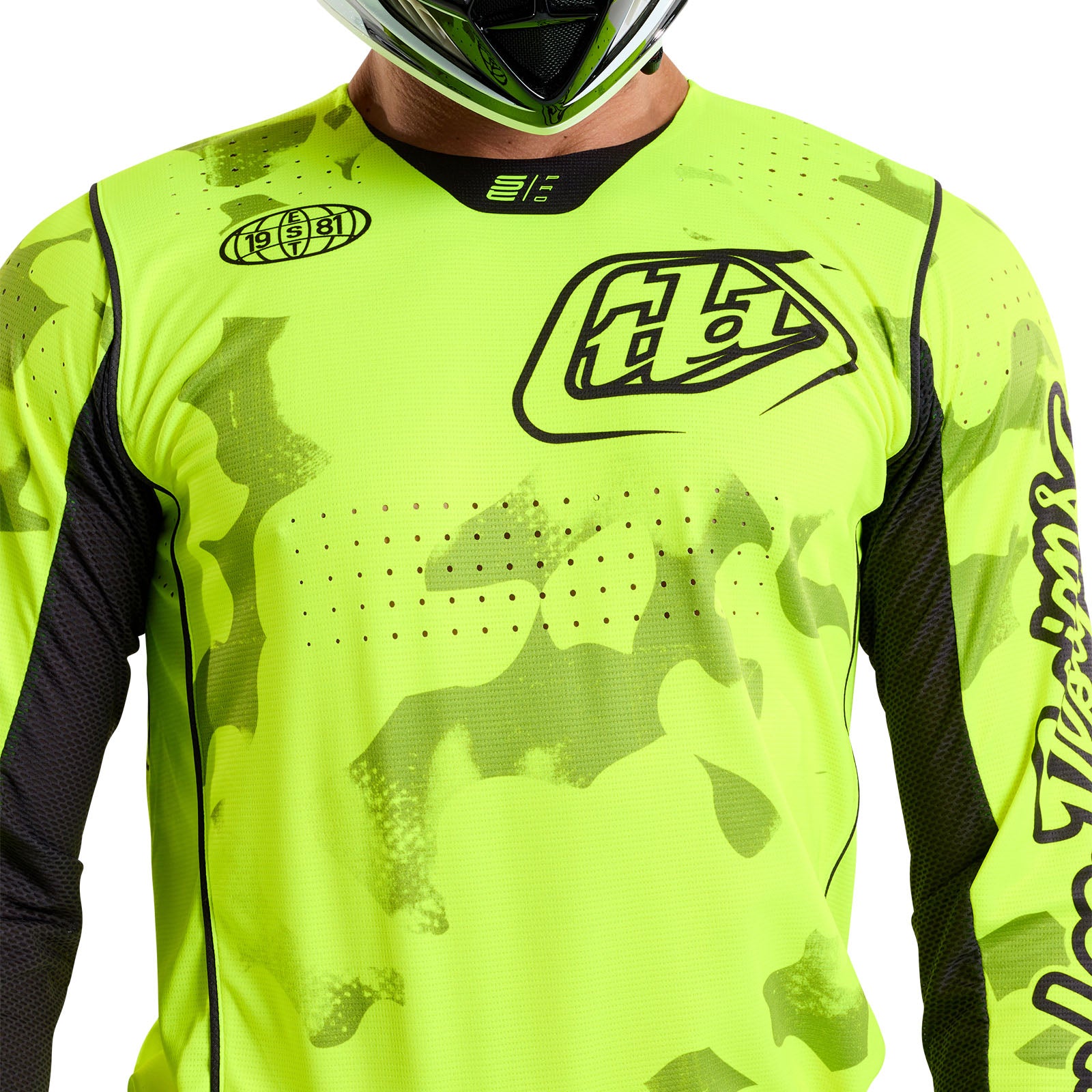 SE Pro Jersey Blotted Flo Yellow – Troy Lee Designs