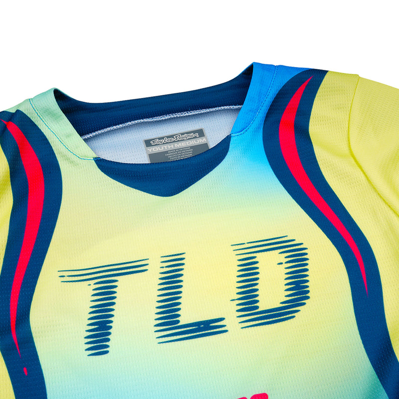 Youth GP Pro Jersey Drip Glo Yellow / Dark Navy
