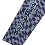 Womens Lilium Long Sleeve Jersey Twisted Checkers Black / Gray