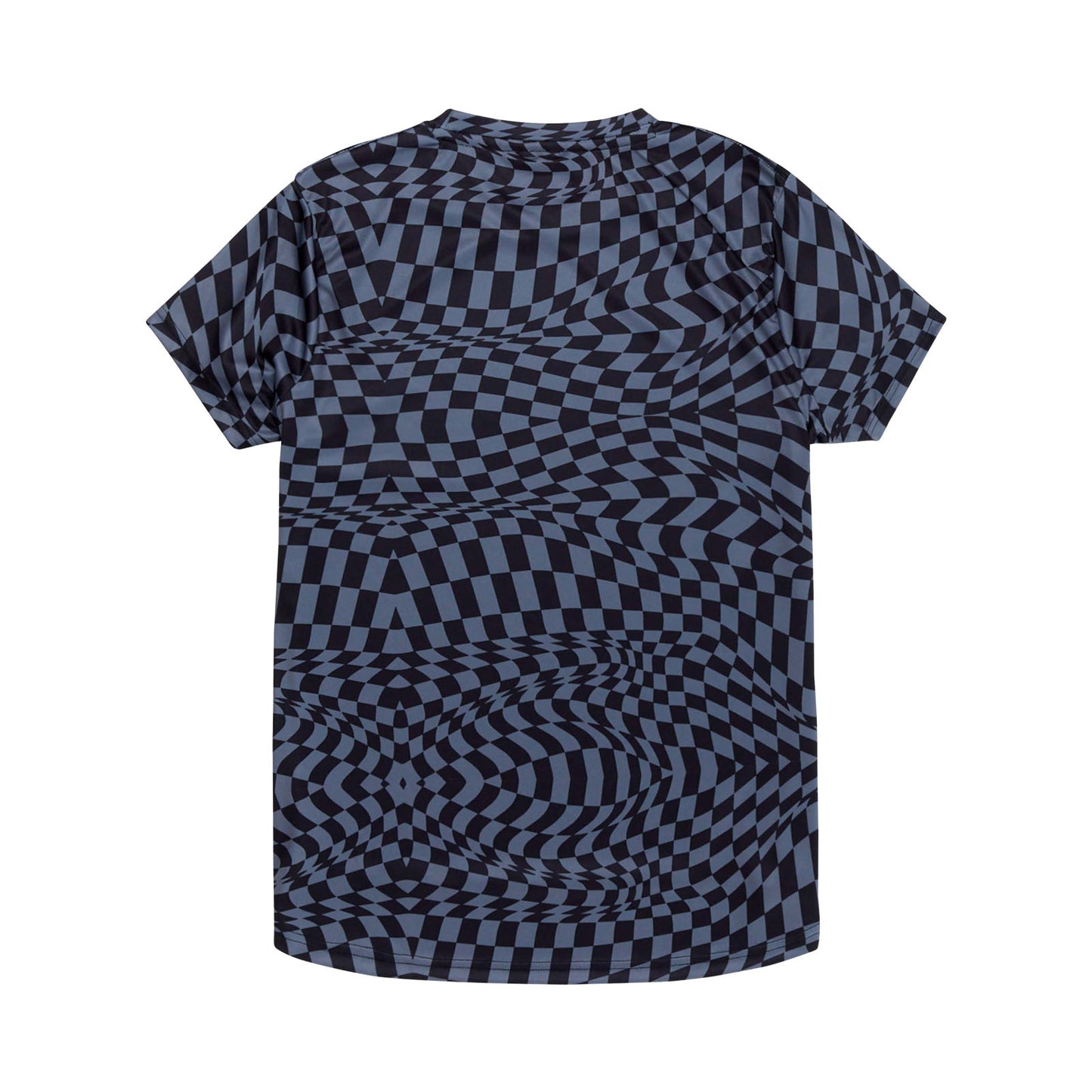 Womens Lilium Short Sleeve Jersey Twisted Checkers Black