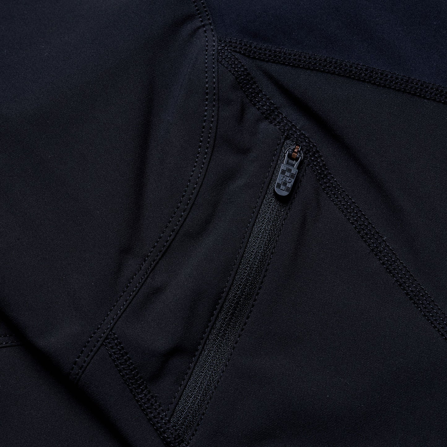 Womens Luxe Short Solid Black