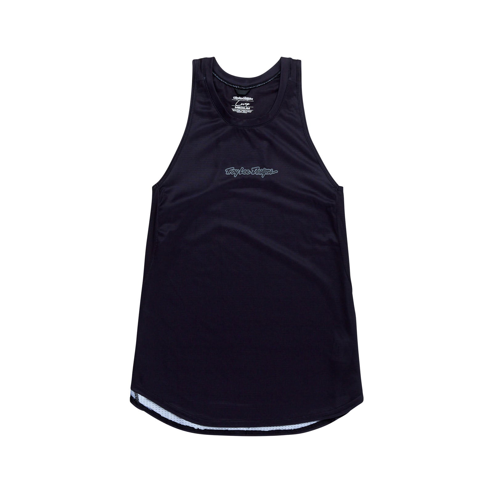 Womens Luxe Tank Solid Black