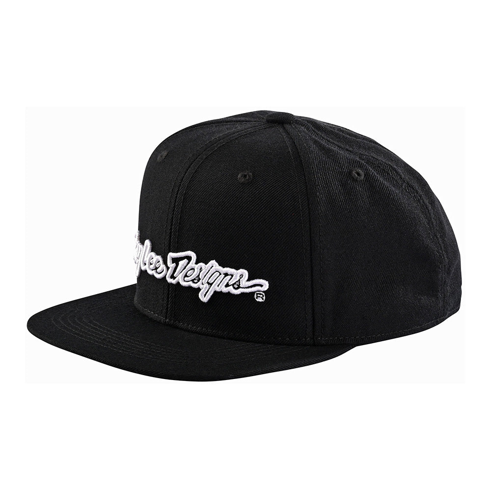 Snapback Hat Signature Black / White