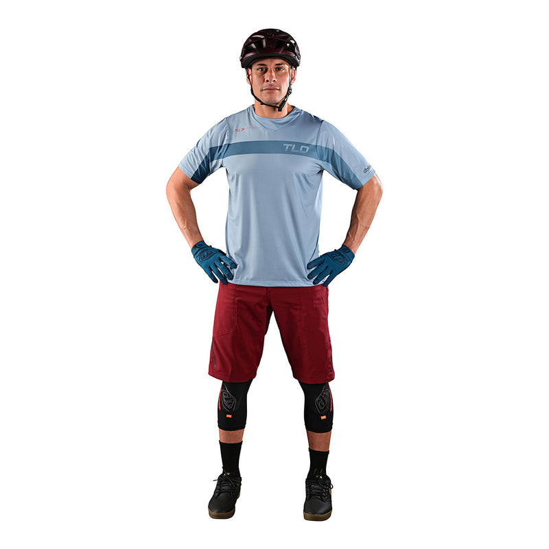 Skyline SS Jersey Jet Fuel Ice Blue