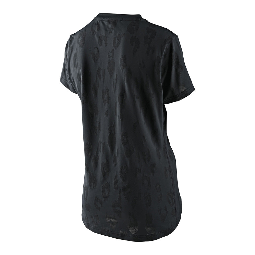 Womens Lilium SS Jersey Jacquard Black