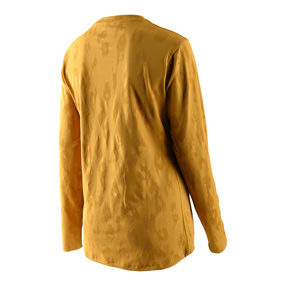 Womens Lilium LS Jersey Jacquard Honey – Troy Lee Designs