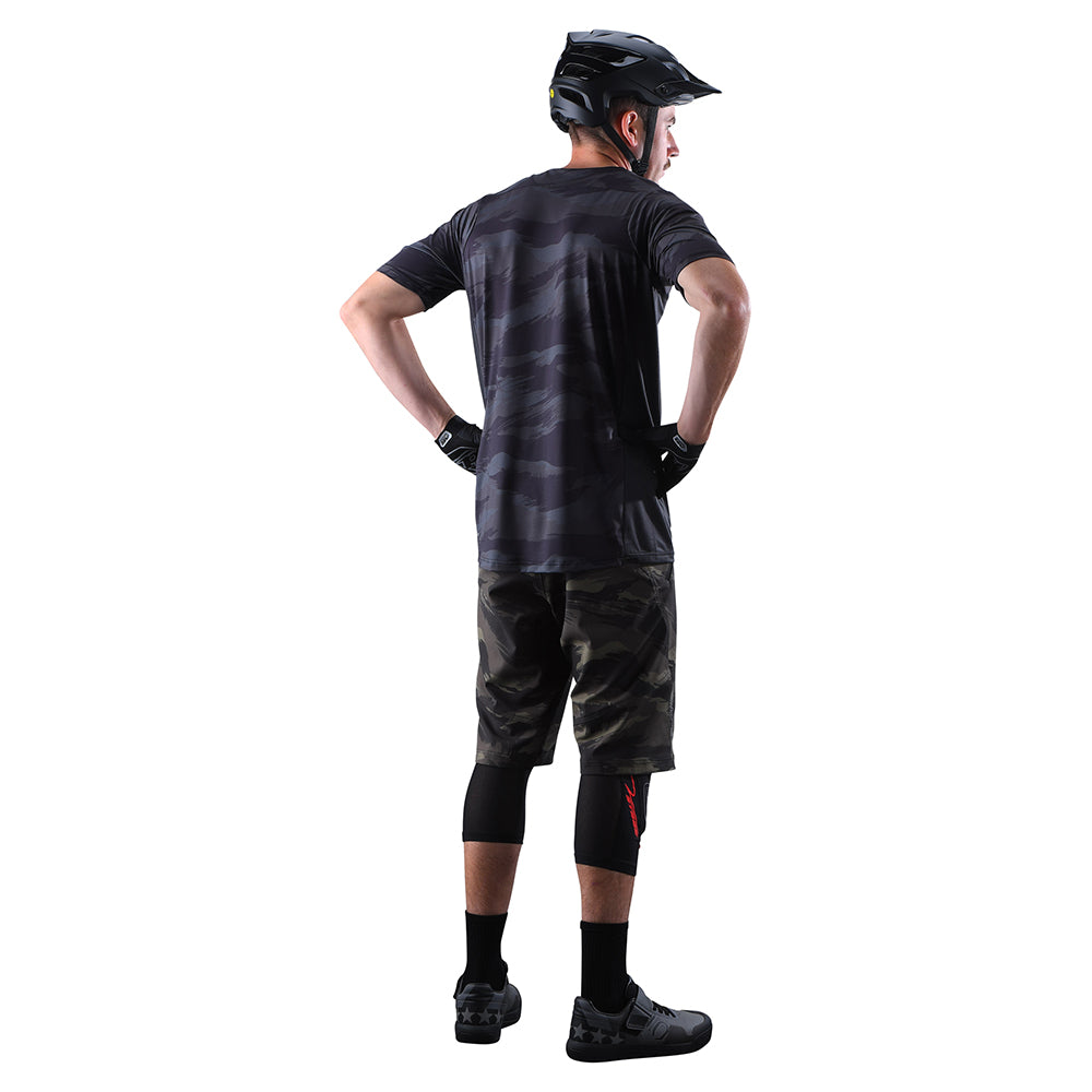 Skyline SS Jersey Signature Camo Heather Black / Black