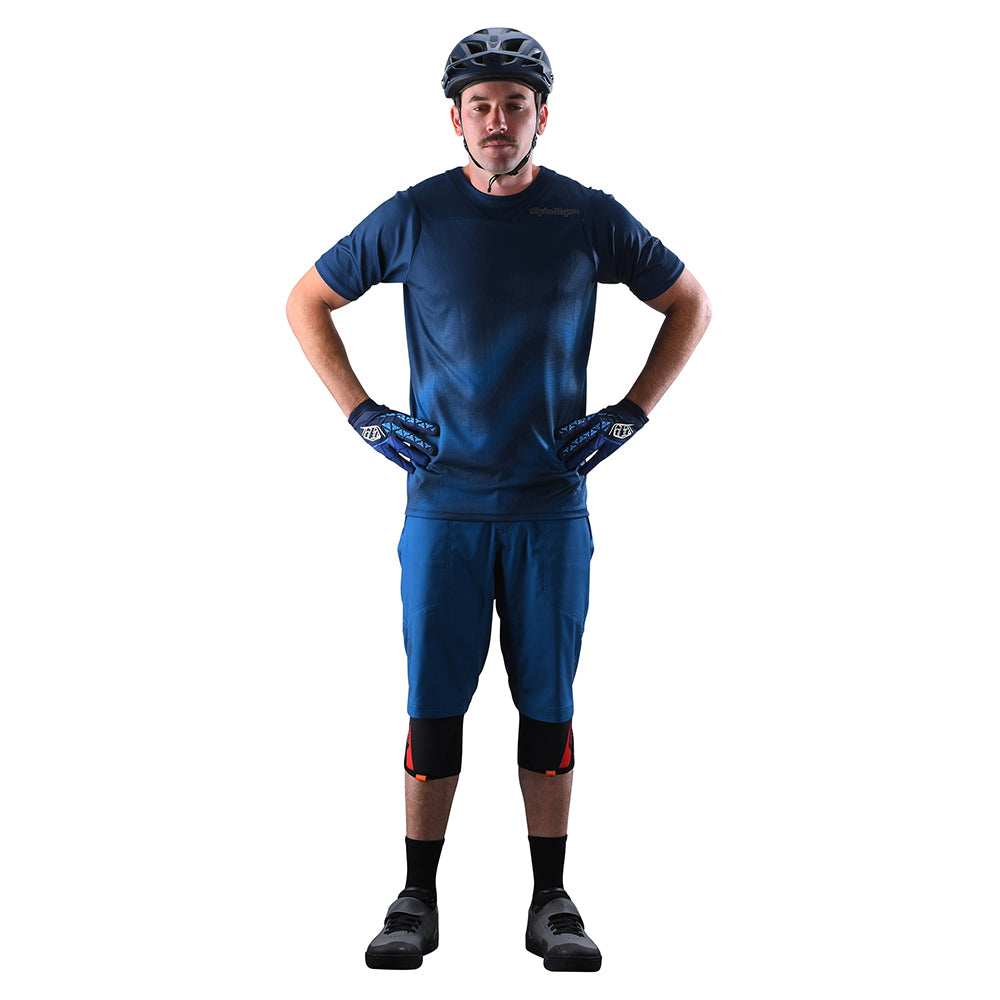 Skyline Short No Liner Solid Slate Blue