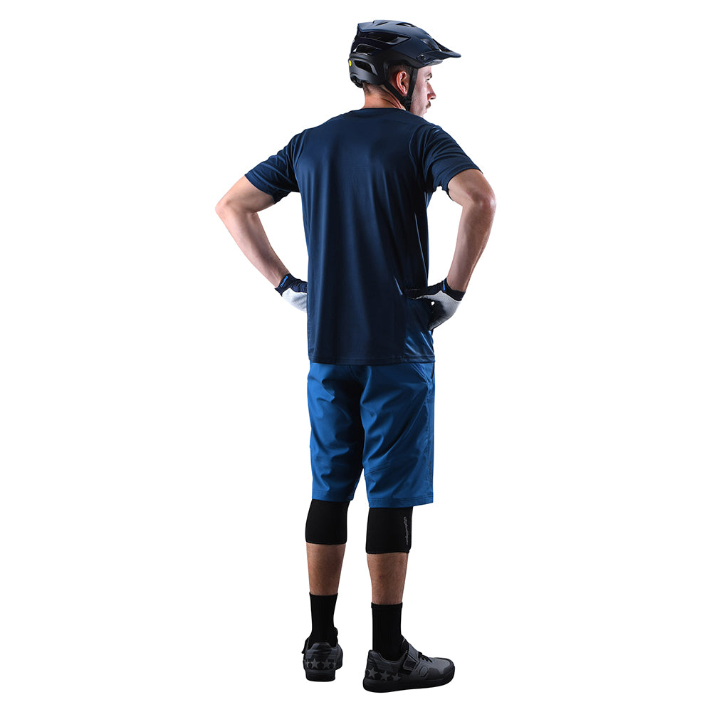 Skyline Short W/Liner Solid Slate Blue