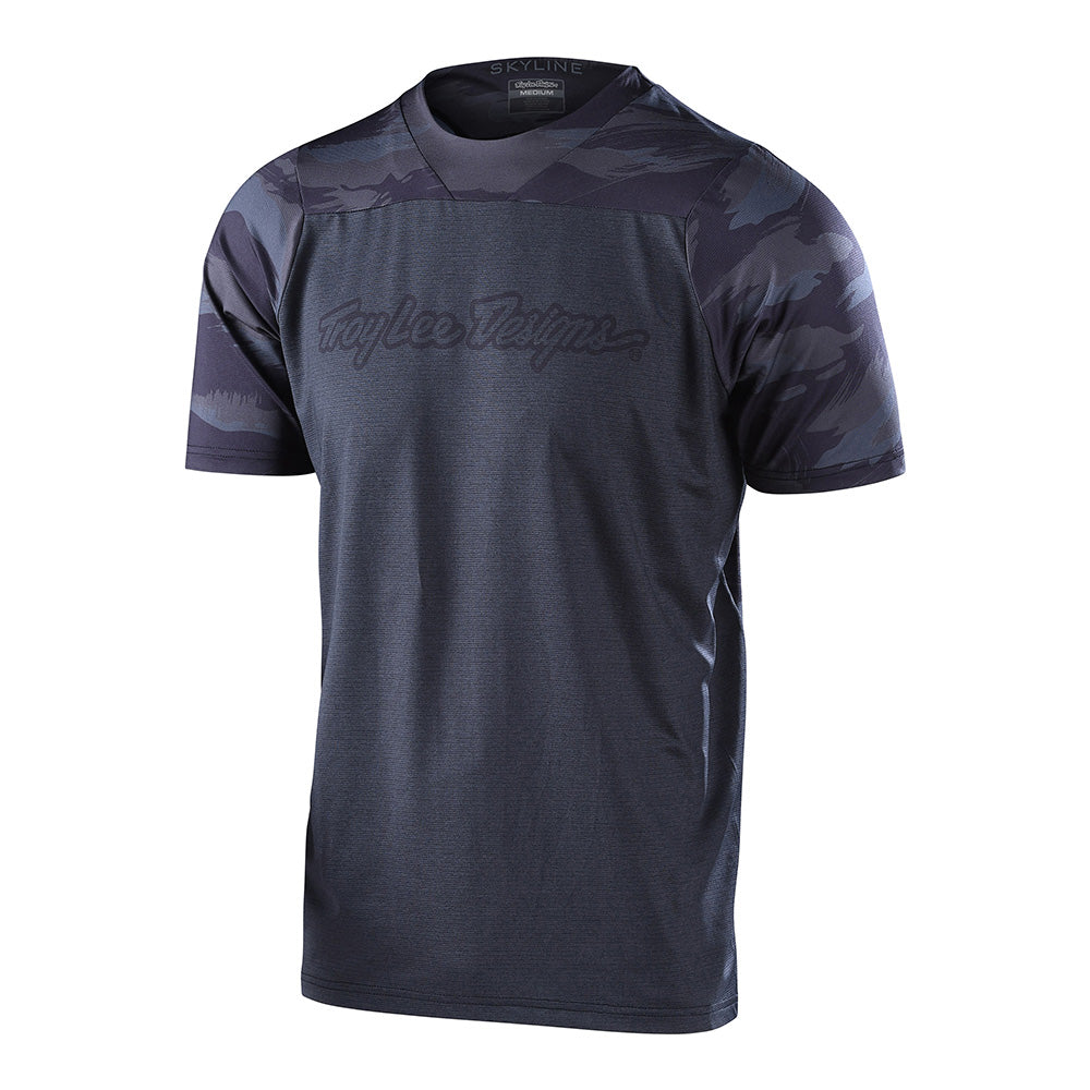 Skyline SS Jersey Signature Camo Heather Black / Black