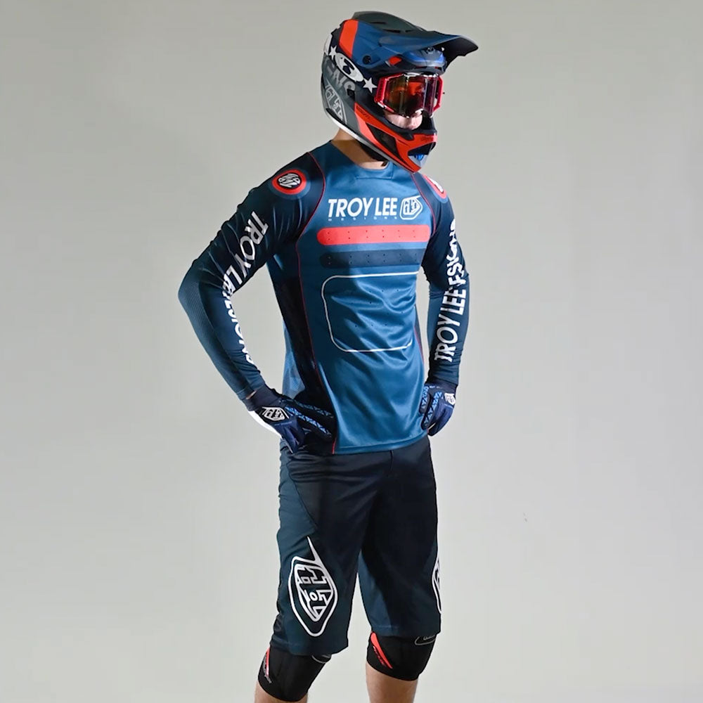 Sprint Short Solid Dark Slate Blue – Troy Lee Designs