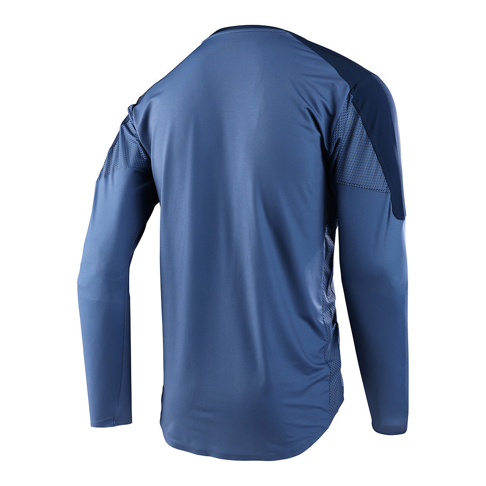 Drift LS Jersey Solid Blue Mirage