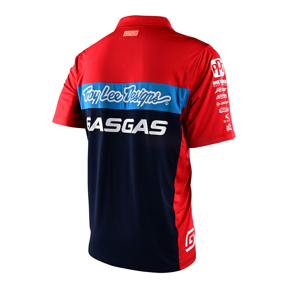 Pit Shirt TLD GasGas Team Red / Navy