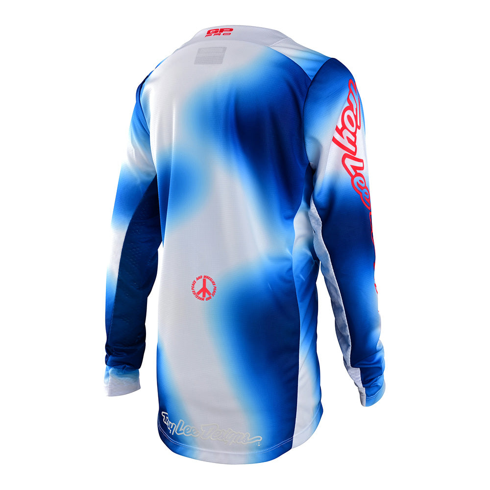 Youth GP Pro Jersey Lucid White / Blue