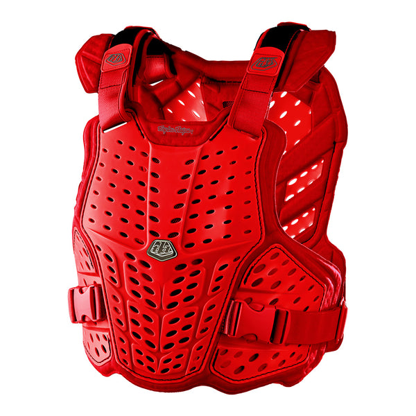 Rockfight Chest Protector Solid Red – Troy Lee Designs